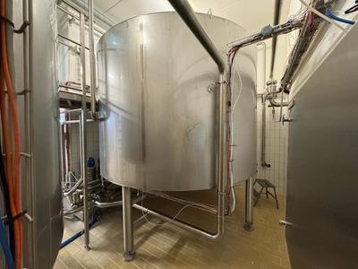 Overview picture of 2004 Fimatec s/s vertical storage tank 10.000L